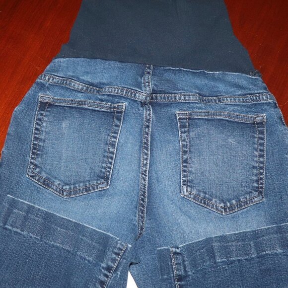 Indigo Blue Maternity Bootcut Jeans - Picture 2 of 4
